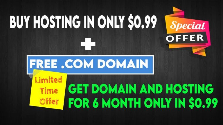 How To Buy Hosting In 0.99 Dollars | How To Buy Domain In 0.99 Dollars
