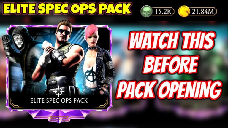 MK Mobile | Elite Spec Ops Pack Opening | Watch This Before Opening Diamond Spec Ops Pack…