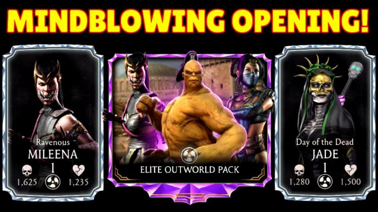 MK Mobile This Elite Outworld Pack Opening Will Blow Your Mind! So Many Diamonds!