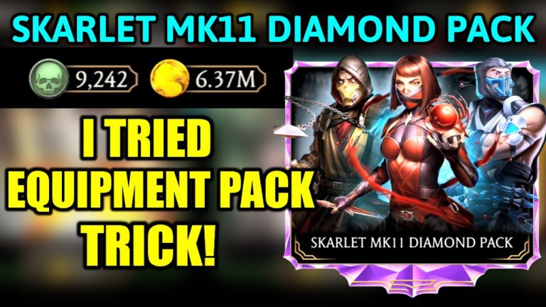 Skarlet MK11 Diamond Pack Opening | I Tried Equipment Pack Trick For Diamonds