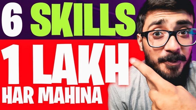 TOP 6 Skills To Earn 1 Lakh Per Month | Make Money Online in 2022