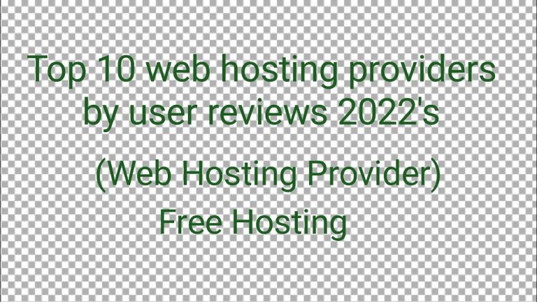 Top 10 web hosting providers by user reviews 2022’s || Web Hosting || Hostinger