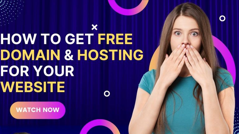 how to get free domain & hosting for your website | free web hosting | free ssl