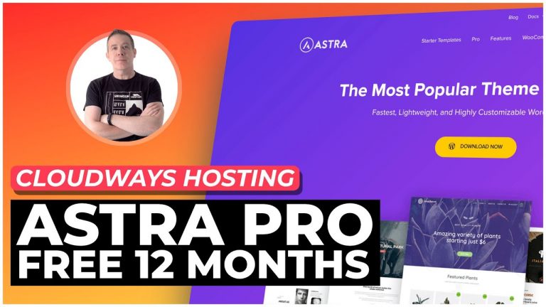 Astra Pro FREE With Cloudways | Quick Setup Guide