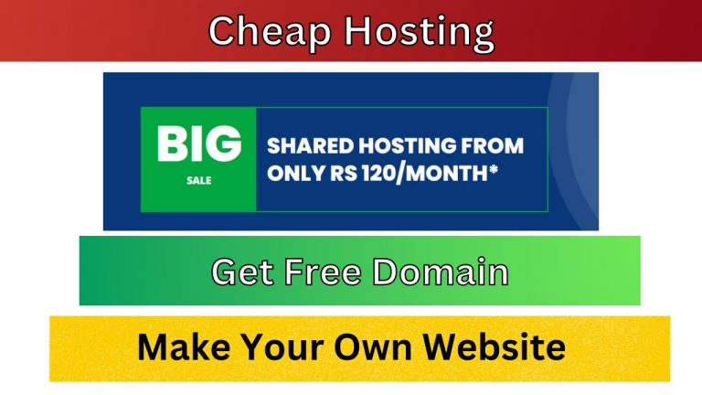 How To Get Free Domain | Cheap Web Hosting | Make Your Own Website For Free | Best Hosting