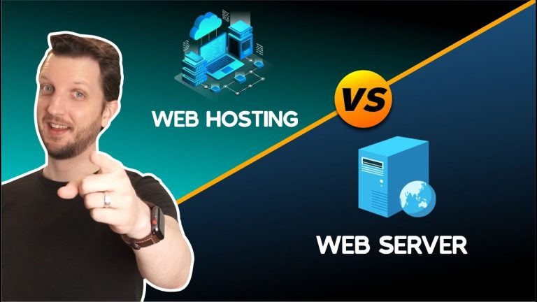 Web Hosting vs Web Server