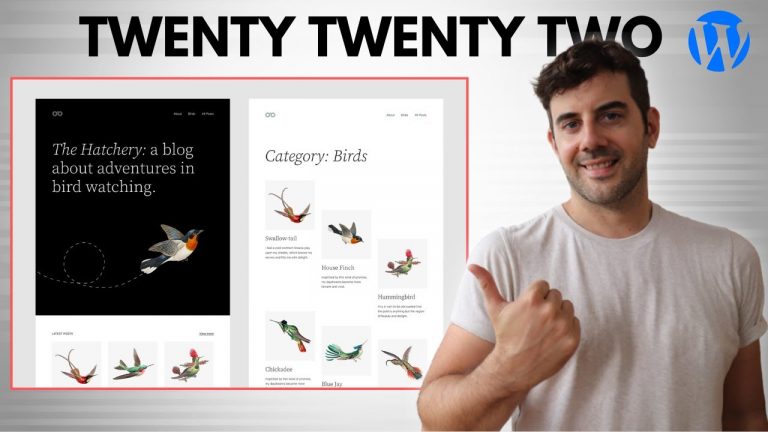Create a Website With The Twenty Twenty Two Theme from WordPress!