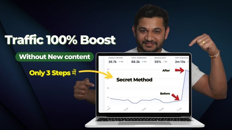 Get 1000 Visitors/Day Without New Content From Your Website Using These 3 Simple Steps.
