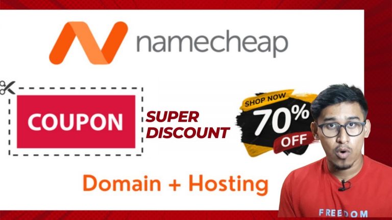 Namecheap Best Coupon/Promo Code | Upto 70% Off on Domain & Hosting | Now or Never Offer For website