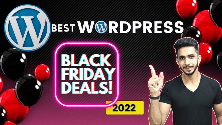 Best Black Friday Deals For Bloggers (2022) WordPress Black Friday Deals 2022