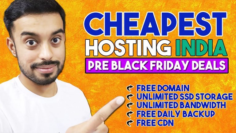 Best Cheapest Hosting India | Pre Black Friday Sale 2022 | Best Cheap Web Hosting 2022