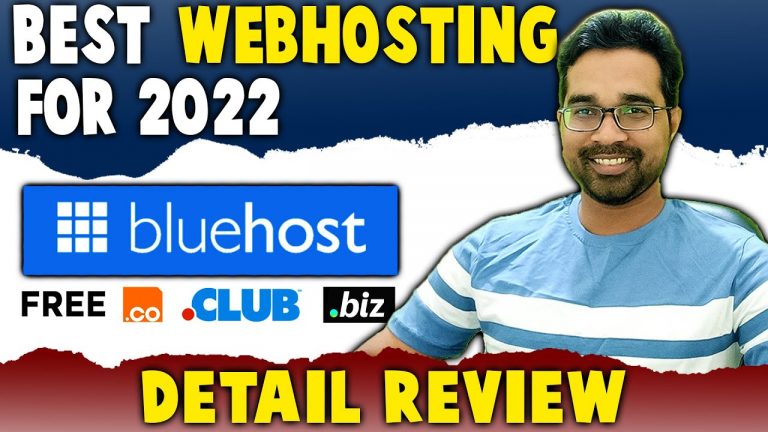 Best Web Hosting for WordPress 2022 | Bluehost Review In Hindi