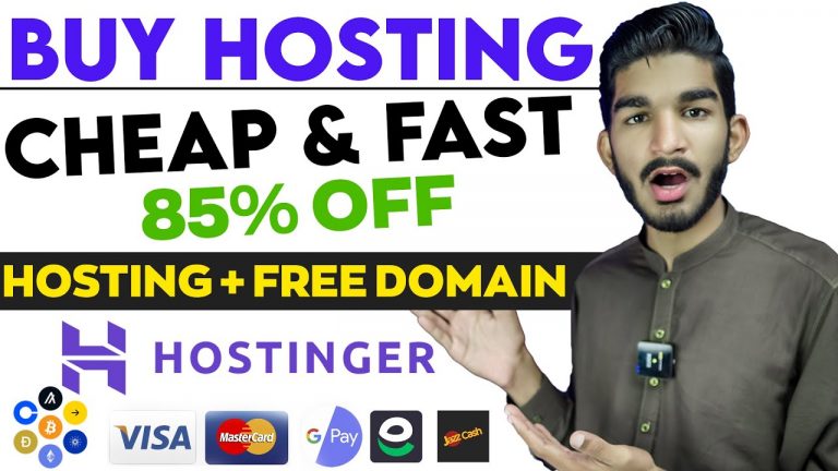 Buy Web hosting From Hostinger 85% OFF|| Free Domain || Cheap Web Hosting 2022