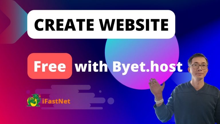 Create Free Websiet In 5 Minutes Using A 10+ Years Free Hosting Provider, Byet.Host