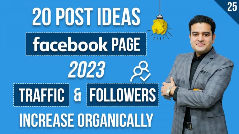 Facebook Post Content Ideas For 2023 | Apne Facebook Page Par Traffic Kaise Laye | facebookpost