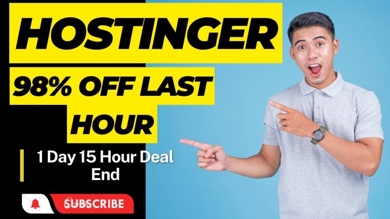 Hostinger Coupon | Black Friday Web Hosting Deal 2022 (UP TO 98% OFF) Hostinger coupon Code
