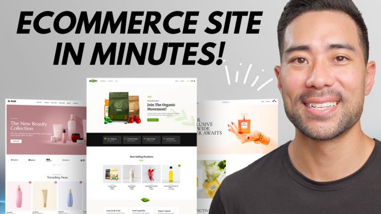 How To Create an eCommerce Website in Minutes!