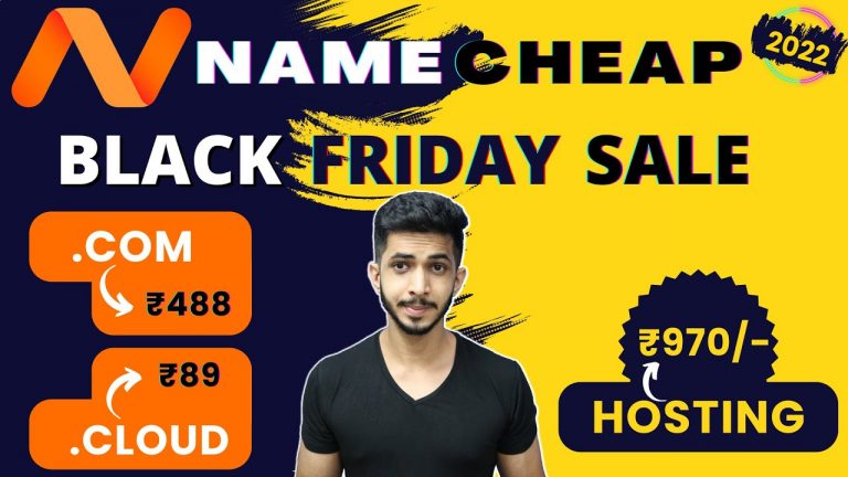 Namecheap Black Friday Sale (2022) – Cheap Domains & Affordable Web Hosting [+ Purchase Process]