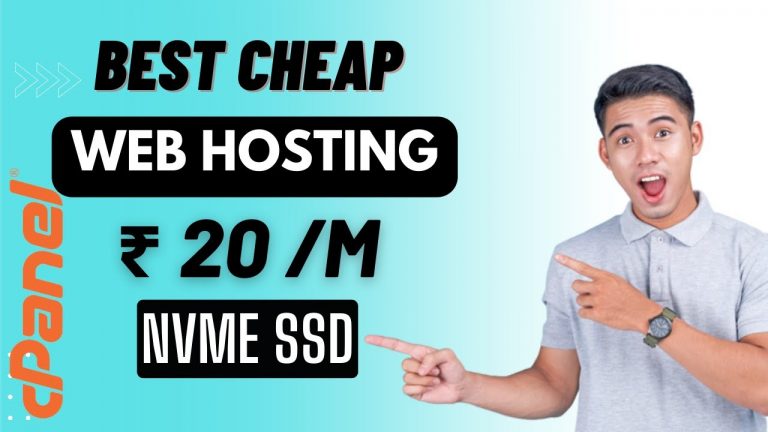 Only 20rs Web Hosting | Best and Affordable Cheap Web Hosting in India