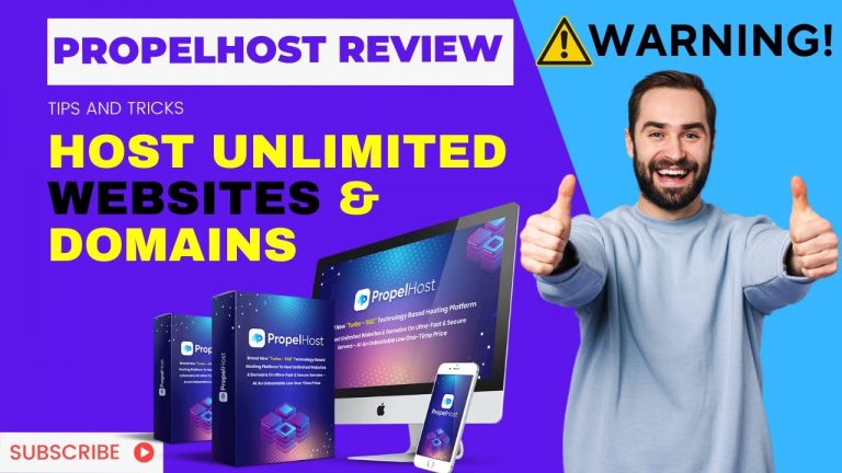 PropelHost Review & Demo &Huge Bonuses:WEB Hosting Platform-How To HOST UNLIMITED WEBSITES & DOMAINS