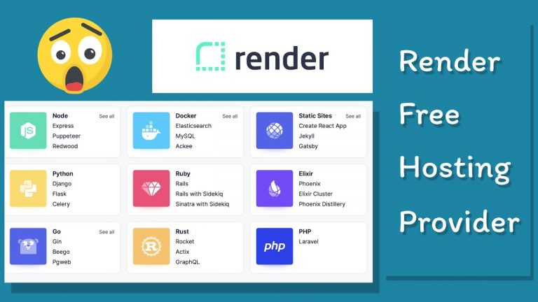 Render Free Hosting provider | Auto Deploy | No Credit Card required
