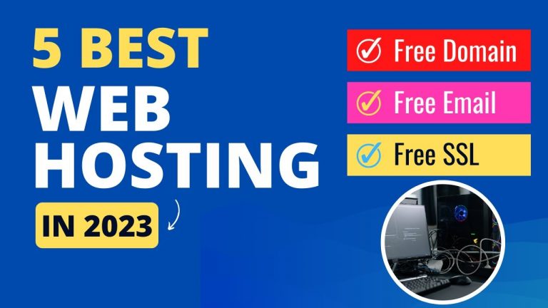 5 Best Web Hosting Providers in 2023 Free .com Domain + High Quality & Cheap Price