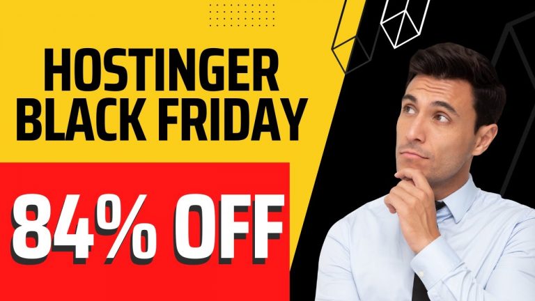[84% OFF] – Hostinger Best Black Friday Web Hosting Deals 2022