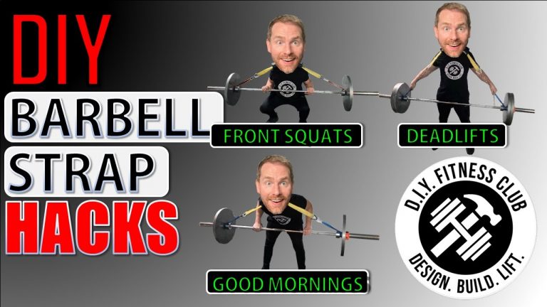 DIY Barbell Strap Hacks: Good Mornings, Front Squats & Deadlifts