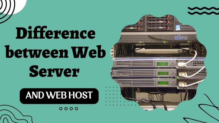 Difference between Web Server and Web Host | In English