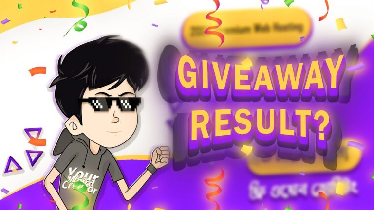 [Giveaway Winner Selection] | 20GB Premium Hosting Giveaway | Your Weird Creator