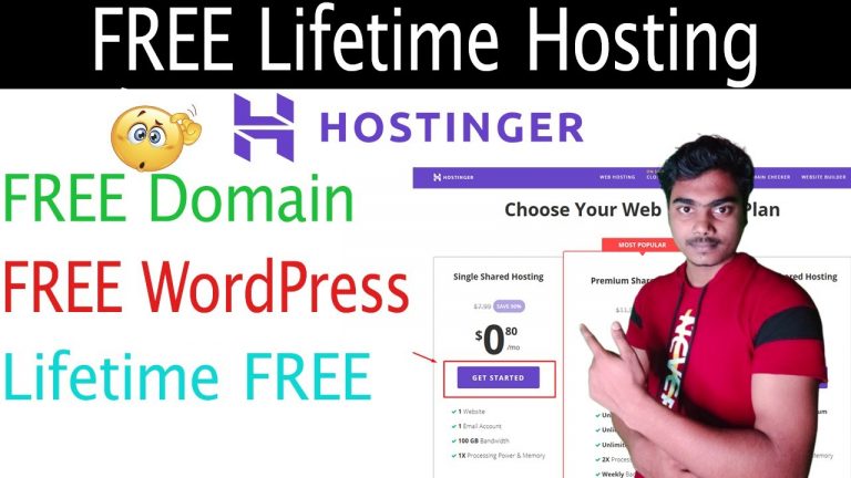 Hostinger Lifetime Free Hosting + Free Domain For WordPress In 2023 | Techno Tricks Suman