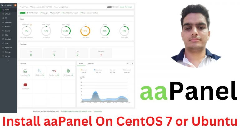 How To Install aaPanel On CentOS 7 or Ubuntu | Install aaPanel Web Hosting Control Panel