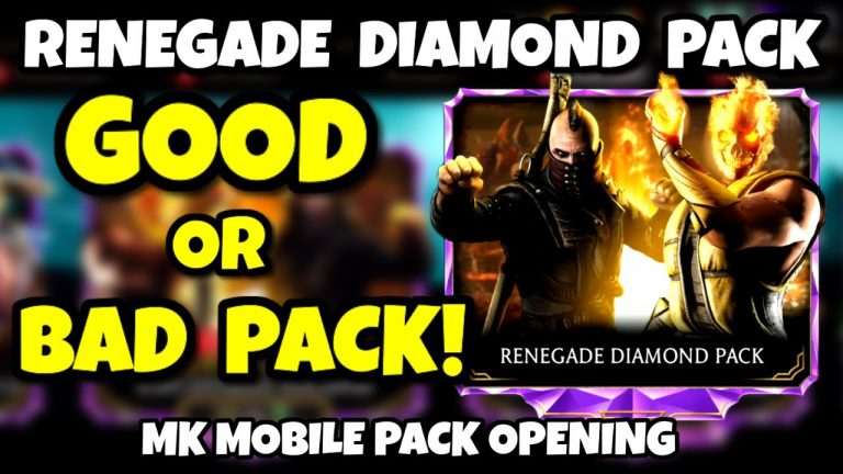 MK Mobile Pack Opening. Huge Discount on Renegade Diamond Pack. Best Pack For Diamond Scorpion?