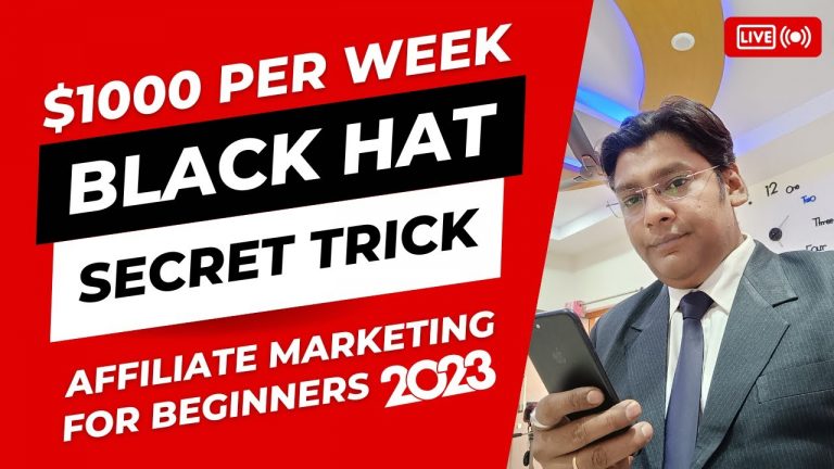 $1000 Per Week Affiliate Marketing Secret Trick for Beginners | Affiliate Marketing 2023 India Hindi