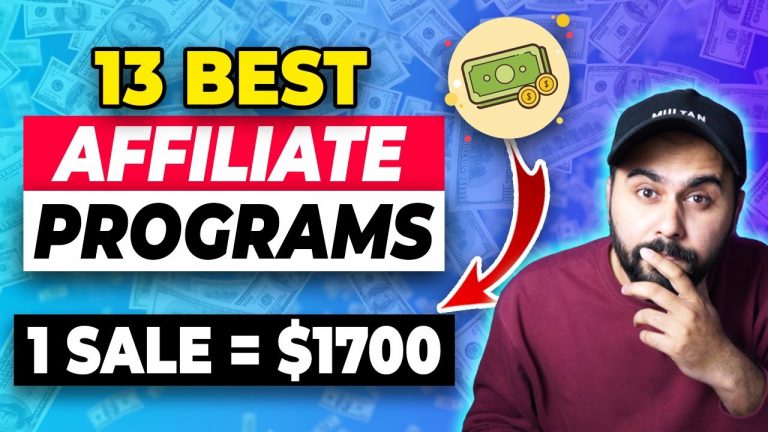 13 Best High Paying Affiliate Programs | Earn $1700 Per Sale | Affiliate Marketing 2023