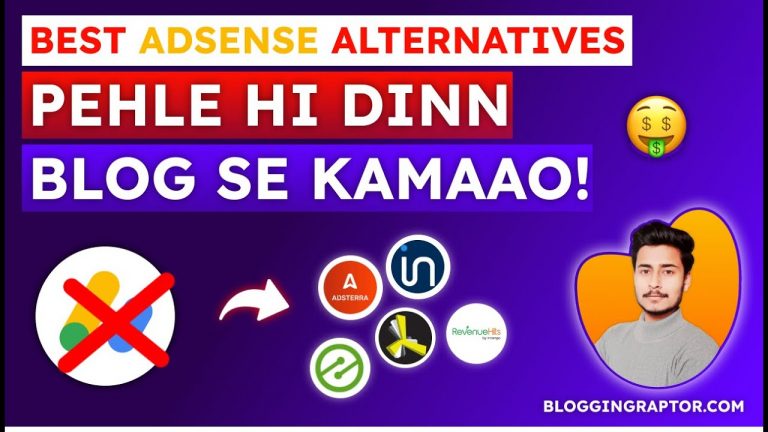Best AdSense Alternatives Pehle Dinn BLOG Se KAMAAO | Make Money Online