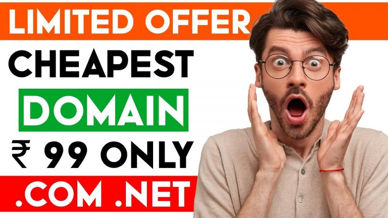 Cheap Domain in INDIA | Best Domain offer for Blogger | .com .in .xyz domain offer