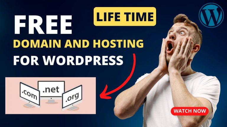 Free Domain and Hosting For WordPress | .COM .NET .ORG | Free Domain and Hosting for Life Time