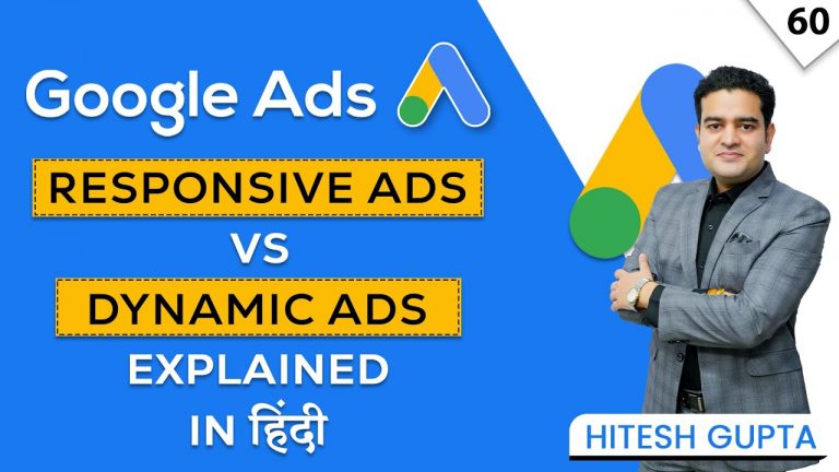 Google Ads Responsive vs Dynamic Ads | Responsive Ads Google | Dynamic Ads Google | googleadscourse