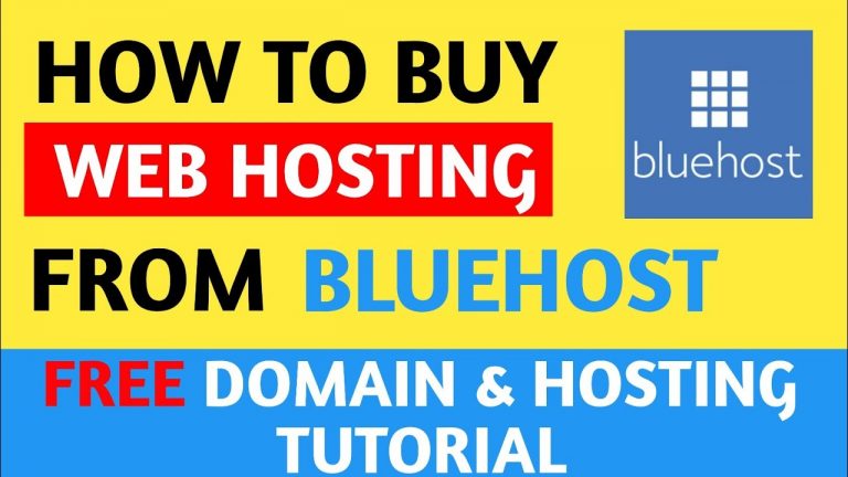 HOW TO BUY DOMAIN & HOSTING FOR BLUEHOST | BEST HOSTING PLAN