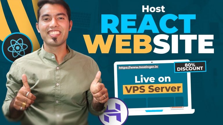 Hosting a React.js website live on a VPS Server || Connect Domain to VPS Server