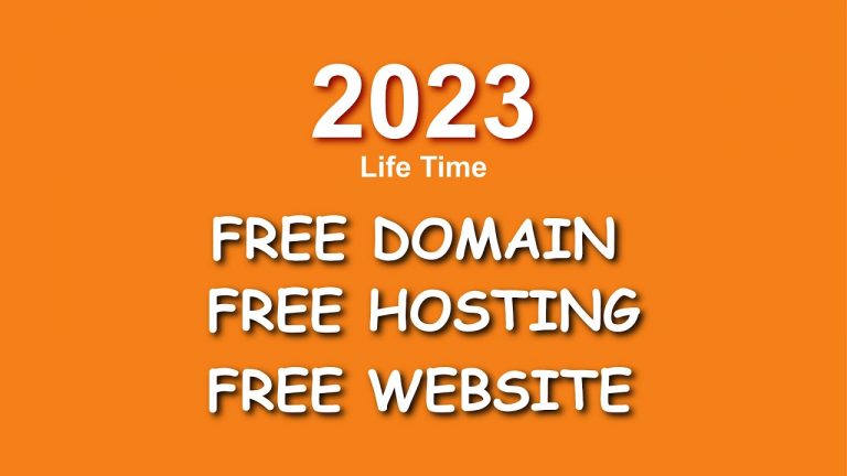 How To Create A Free WordPress Website – with life time Free Domain & Hosting: 2023