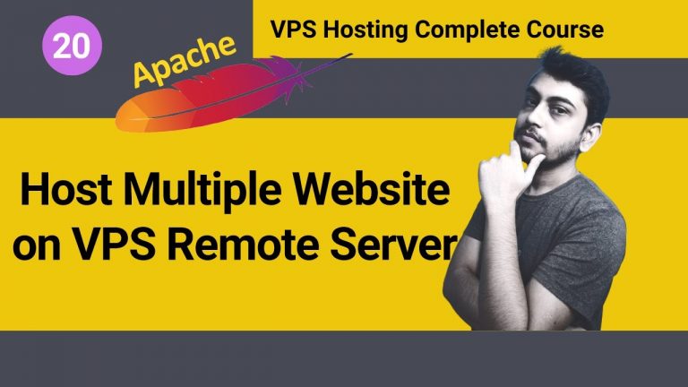 How to Host Multiple Website on Apache VPS Hosting Remote Server (Hindi)