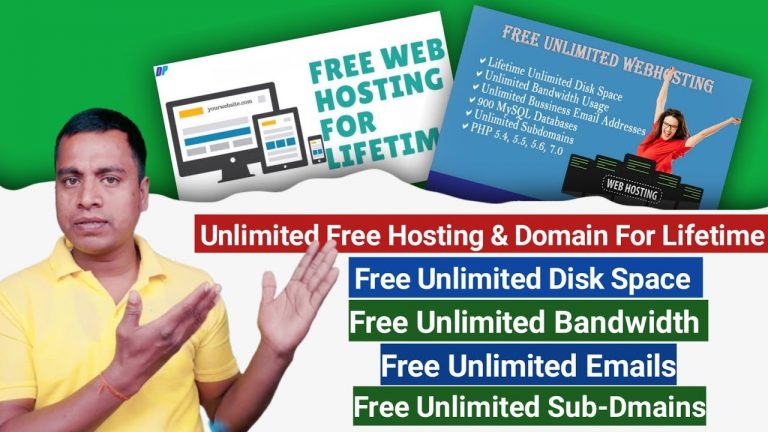 Lifetime Unlimited Free Hosting + Domain +SSL+ Disk Space +Bandwidth +100%safe for Wordless in 2023