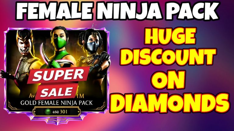 MK Mobile. Female Ninja Pack is On Sale For 24 Hours. Best Female Diamond Pack