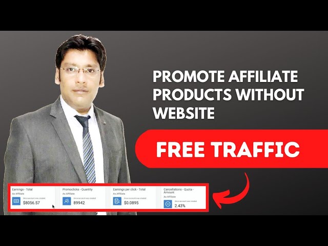 Promote Affiliate Products Without Website Free Traffic 2023 | Clickbank Affiliate Marketing Hindi
