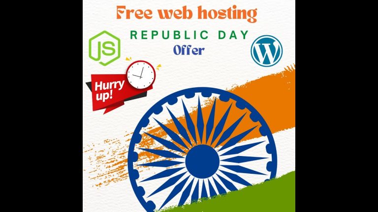 Republic Day Offer 2023| 100% OFF Free Web Hosting | limited offer
