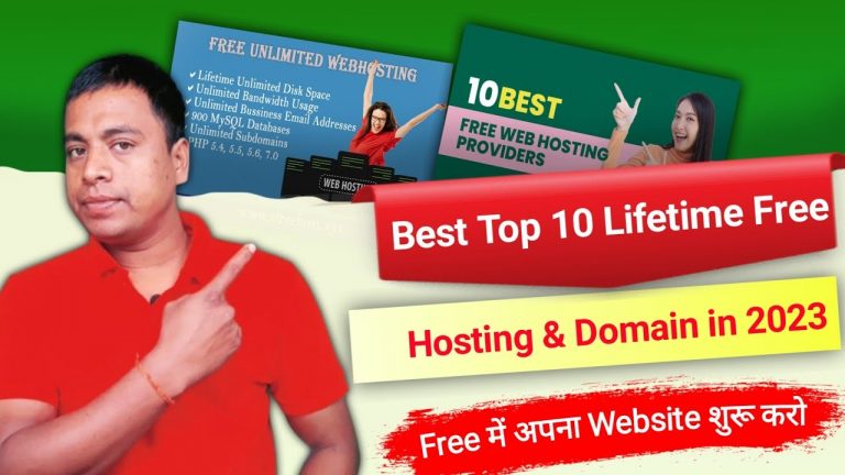 Top 10 Lifetime Free Web hosting + Domain in 2023 | You Can Start Your Free WordPress Website