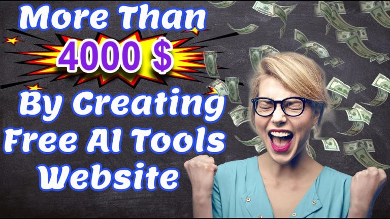 4000 $ income In Month By Creating Free 425 AI Web Tools Website in 2023