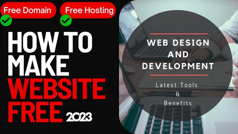 Free Domain Free Hosting | How to Make Website and earn money online 2023
